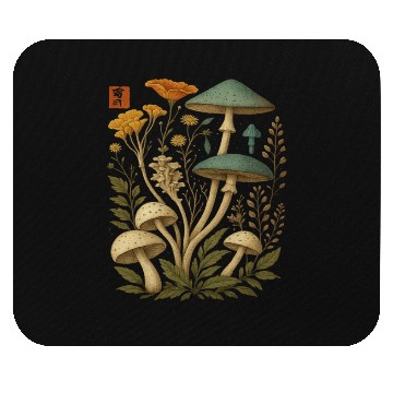 Discover Floral Fusion: Modern Botanical Embrace Mouse Pads