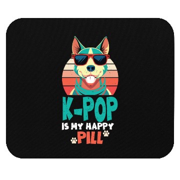 Discover Kpop Happy Pill Corgi Dog Korean Pop Merch K-pop M Mouse Pads
