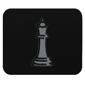 Discover Chess piece embroidered Mouse Pads