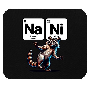 Discover Nani Raccoon Mouse Pads
