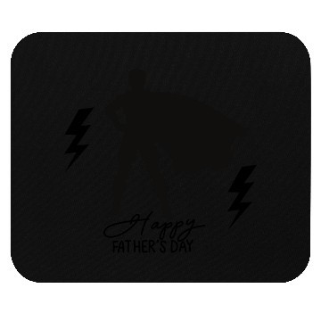 Discover Superhero Dad Silhouette | Father's Day Hero Mouse Pads