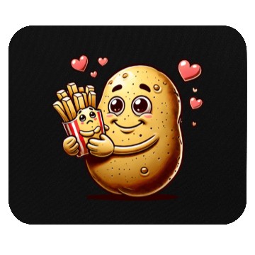 Discover Potato Loves Fries Mouse Pads