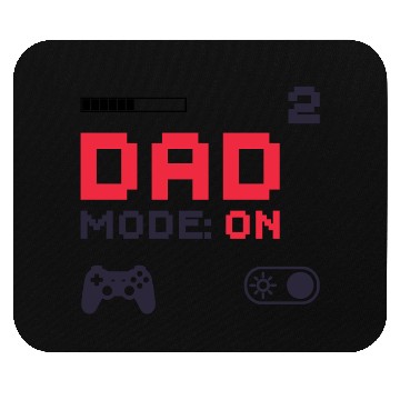 Discover Dad Mode On Retro Gamer Dad Pixel Art Design Mouse Pads