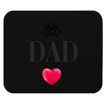 Discover Father's Day Tribute | Bold "DAD" Design Mouse Pads