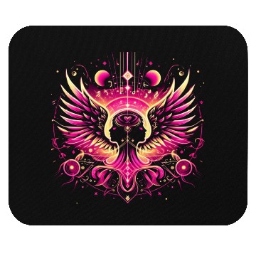 Discover "Praise" Celestial Psychedelic Angel Mouse Pads
