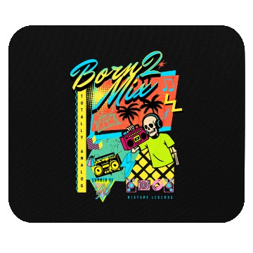 Discover Born 2 Mix 90s Nostalgia Design Mouse Pads