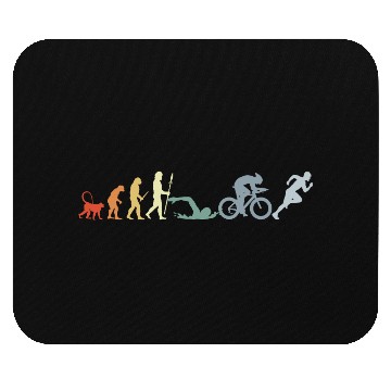 Discover Swim Bike Run Evolution Mouse Pads