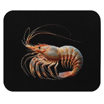 Discover Ocean Elegance : The Grace of a Shrimp Mouse Pads