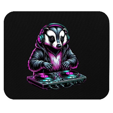 Discover Raccoon DJ Mouse Pads