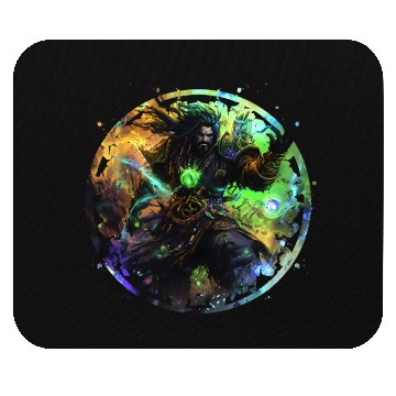 Discover Mighty Magic Warrior Mystical Epic Fantasy Mouse Pads