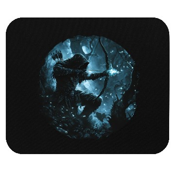 Discover Bright Shadow Forest Archer Mouse Pads