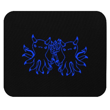 Discover 2 octopus devil hell team friends satan evil sweet Mouse Pads