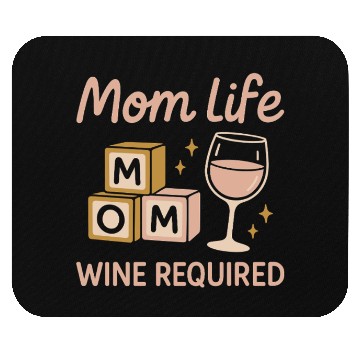 Discover Single Mom Life Chaos Coordinator Wine Coffee Mouse Pads