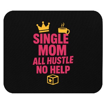 Discover Single Mom Life Chaos Coordinator Wine Coffee Mouse Pads