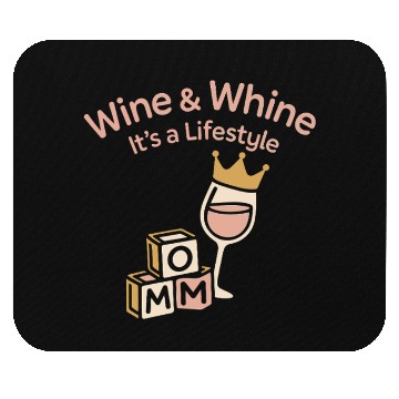 Discover Single Mom Life Chaos Coordinator Wine Coffee Mouse Pads