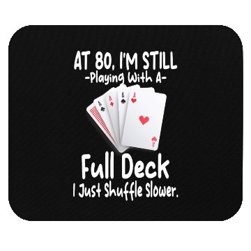 Discover Funny 80th Birthday 80 Year Old Cards Mouse Pads