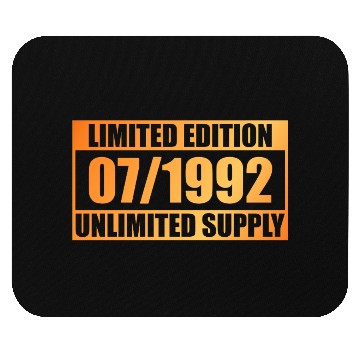 Discover 33rd birthday Limited Edition - ꝏ Supply 07/1992 Mouse Pads