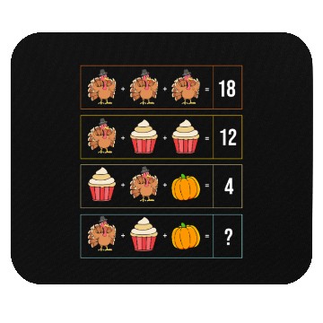 Discover Thanksgiving Teacher Math Turkey Mouse Pads