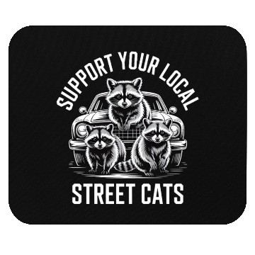 Discover Support Local Street Cats Car Style Mouse Pads