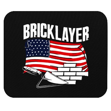 Discover Bricklayer American Pride Craftsmanship Tribute Mouse Pads