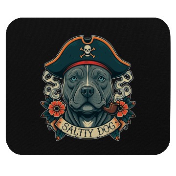 Discover saltyy dog Pitbull Mouse Pads