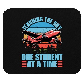 Discover Flight Instructor Teaching The Sky Flight Lesson Mouse Pads