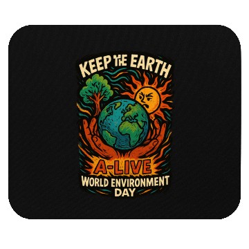 Discover Earth Guardian World Environment Day Mouse Pads
