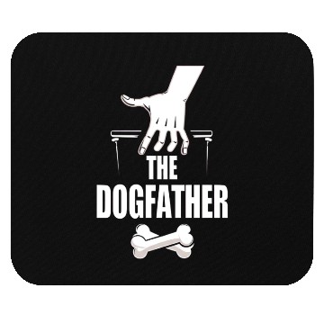 Discover the dogfather Mouse Pads