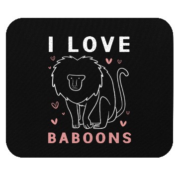 Discover Baboon Animal Monkey Mouse Pads
