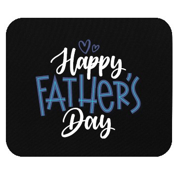 Discover Happy Father's Day Handwritten Design Mouse Pads