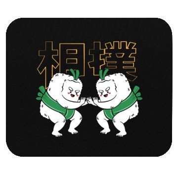 Discover Sumo Wrestler Japanese Sushi Mouse Pads