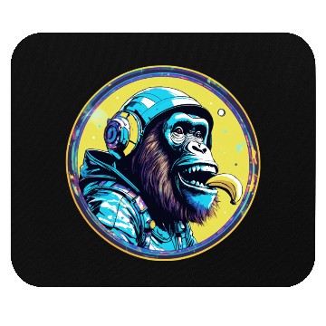 Discover Cool Monkey Logo Mouse Pads