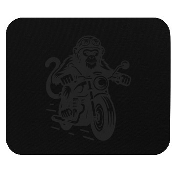 Discover Moto Monkey Madness – Retro Biker Ape Design Mouse Pads