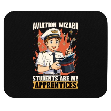 Discover Flight Instructor Aviation Wizard Flight Trainer Mouse Pads