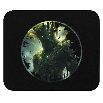 Discover Natural Guard With Bright Aura Mouse Pads