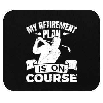 Discover Golf Player Retirement Mouse Pads
