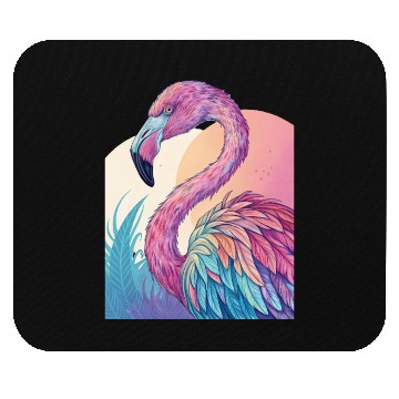 Discover Psychedelic Flamingo Mouse Pads