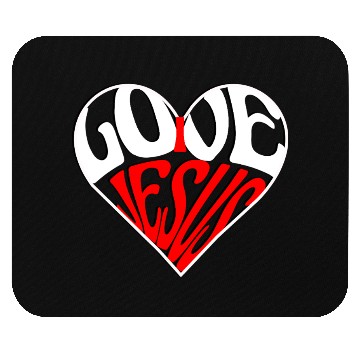 Discover I love Jesus Mouse Pads