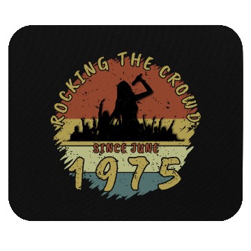 Discover 50th Birthday Rocking the crowd SNG 06/1975 Mouse Pads