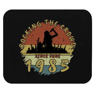 Discover 40th Birthday Rocking the crowd SNG 06/1985 Mouse Pads