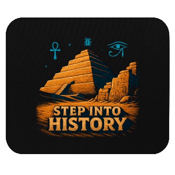 Discover Step into History Mouse Pads