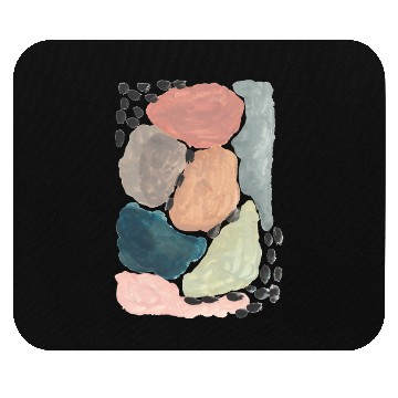 Discover Abstract pastel watercolour painting pattern Mouse Pads