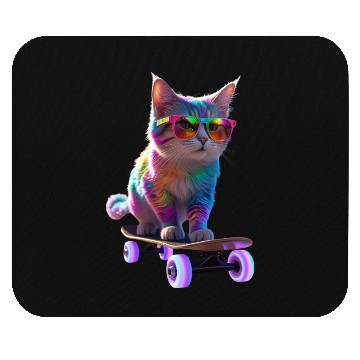 Discover Skate Meow Mouse Pads