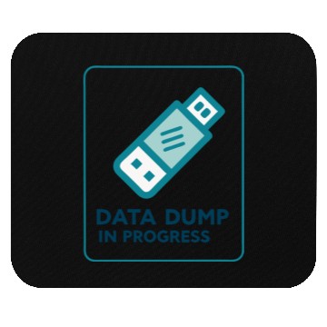 Discover Data Dump In Progress USB Drive 2000s Mouse Pads