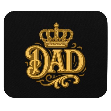 Discover Royal Dad – Crown for Father's Day gift Mouse Pads