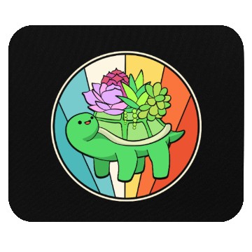 Discover Succulent Plant Turtle Mouse Pads