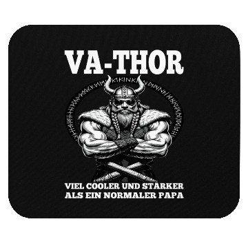Discover Viking Warrior Man Odin Thor Norman Walhalla Mouse Pads