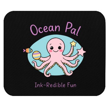 Discover Octopus Splash Party Mouse Pads