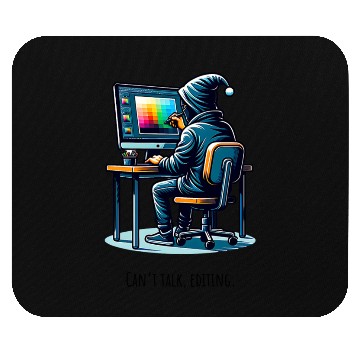 Discover Editing Hacker - Creative in the Tunnel Mouse Pads