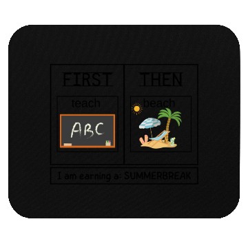 Discover Special Education Teacher First Teach Then Beach Mouse Pads